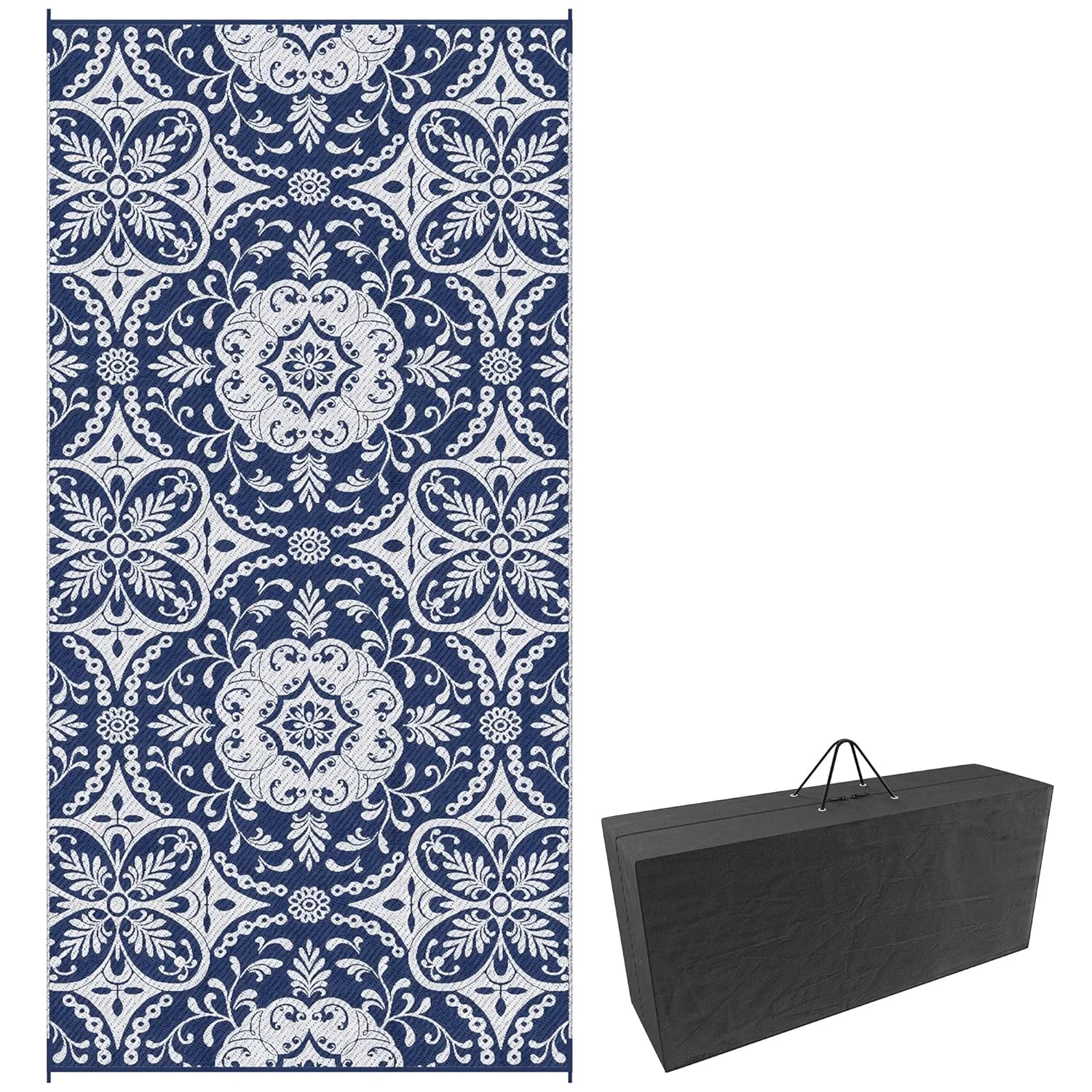 outsunny reversible outdoor rug 1