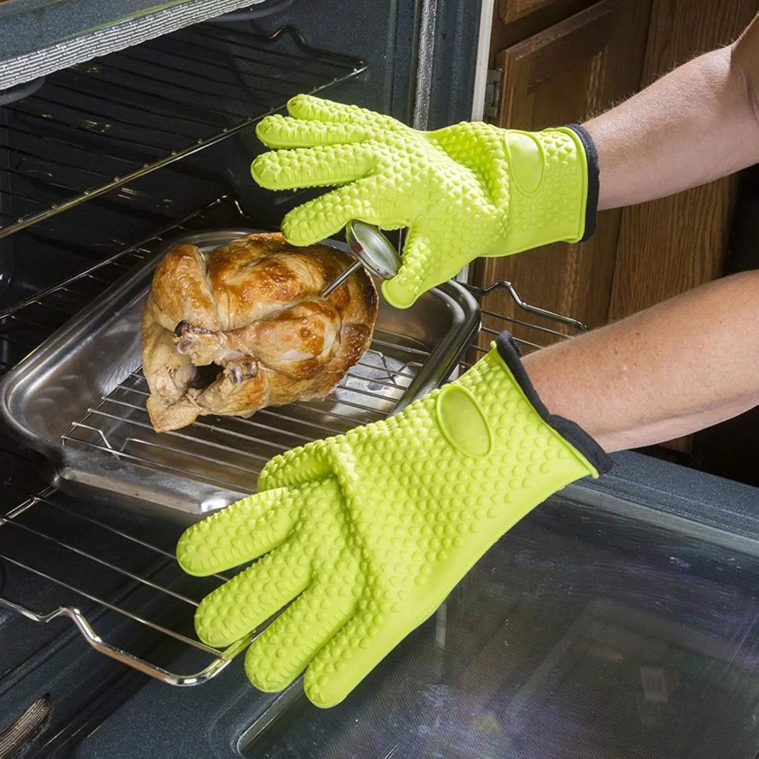 oven mitts heat resistant 2