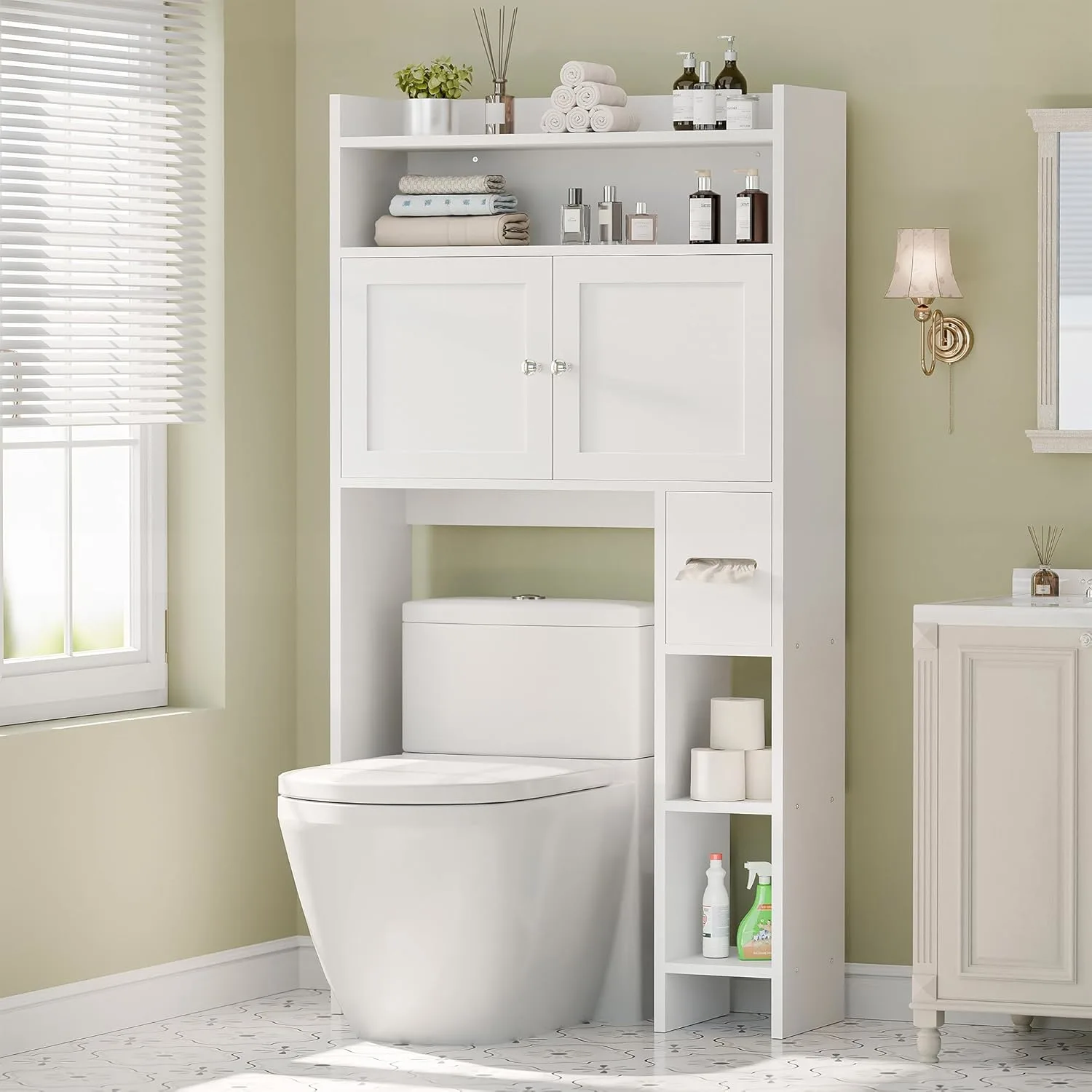over toilet storage cabinet 1