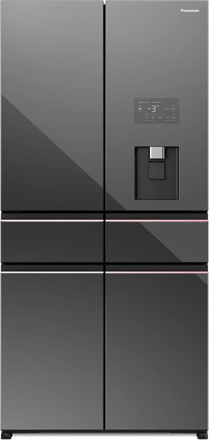 Panasonic 6-door refrigerator with built-in hygienic water dispenser