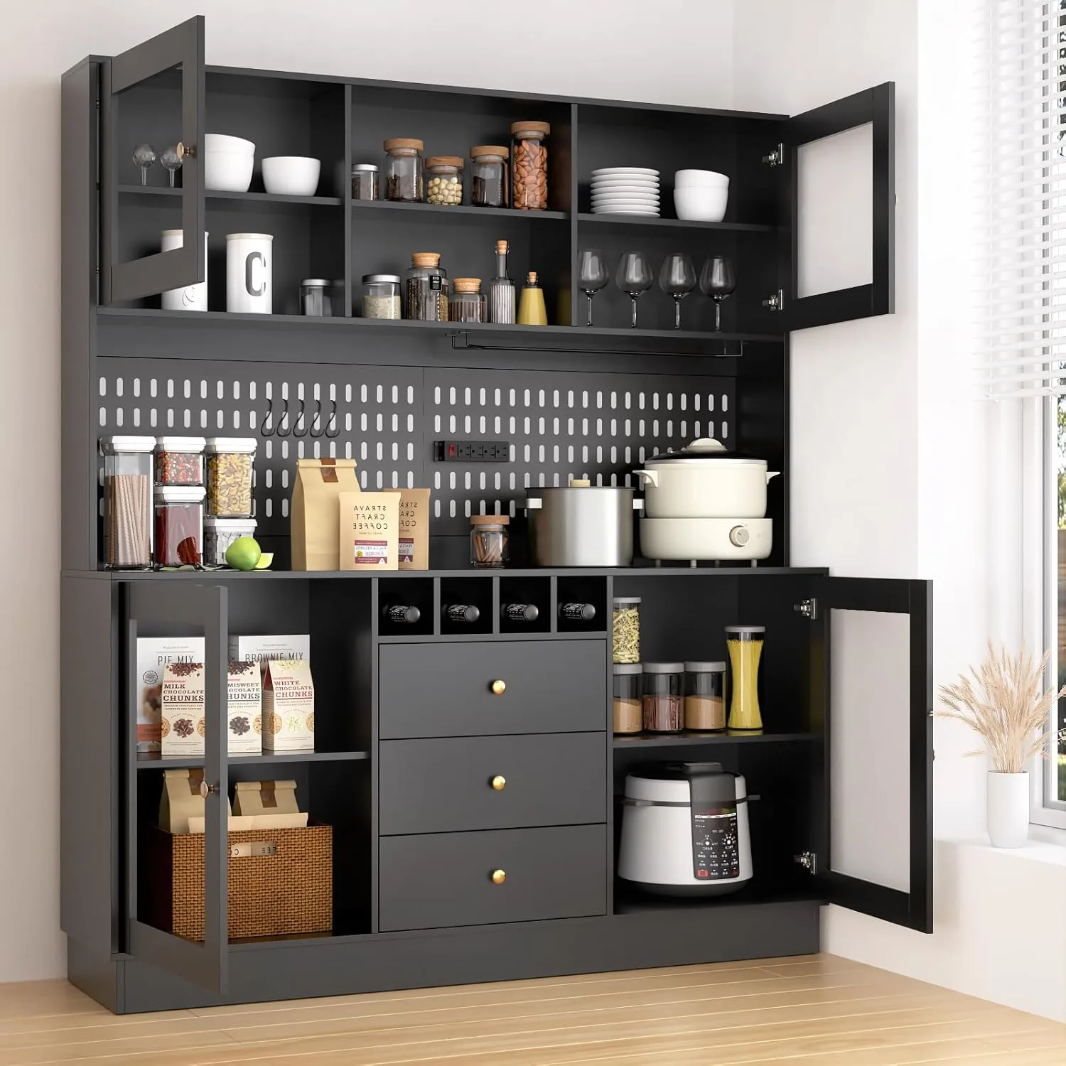 pantry cabinet kitchen storage 1