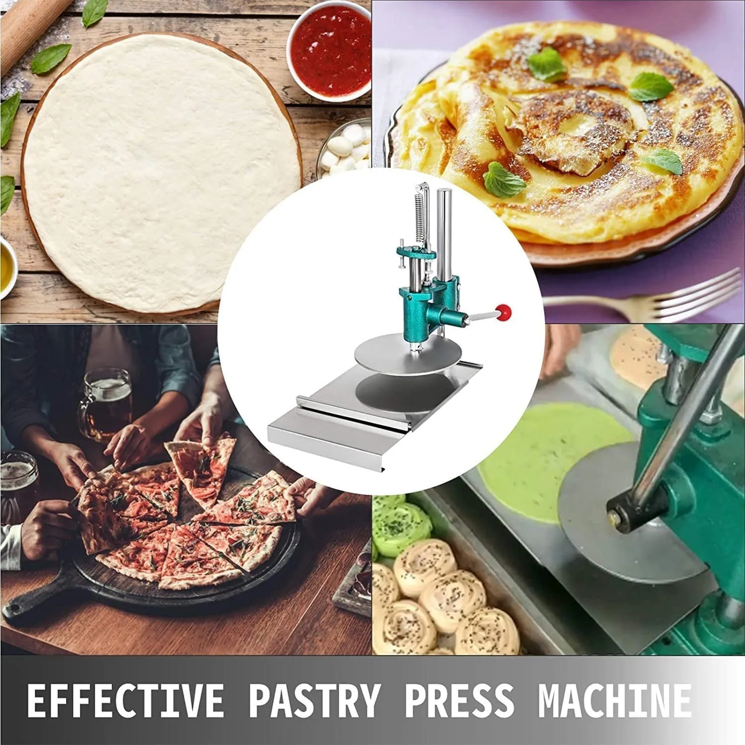 pizza dough press stainless steel 2