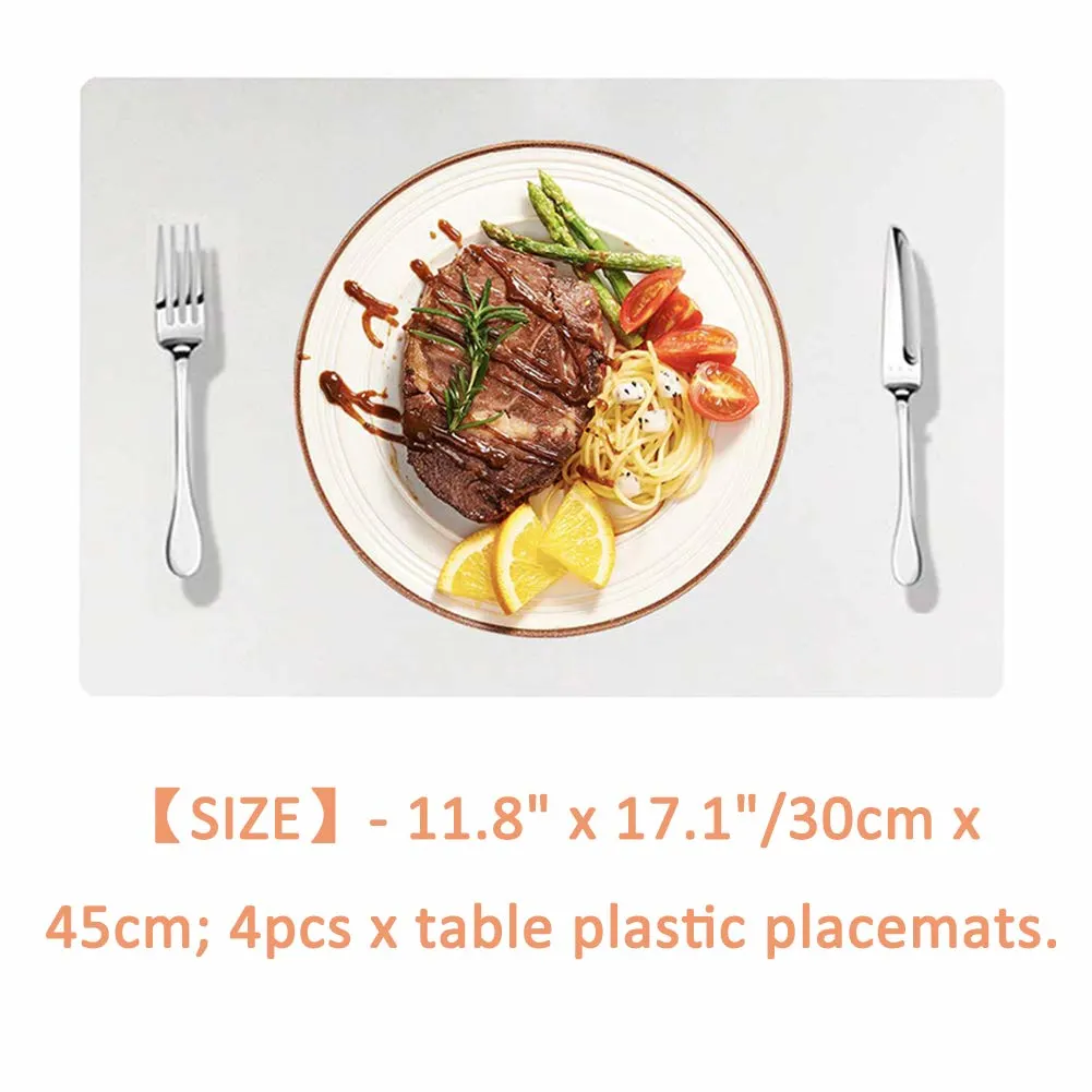 plastic placemats set 2