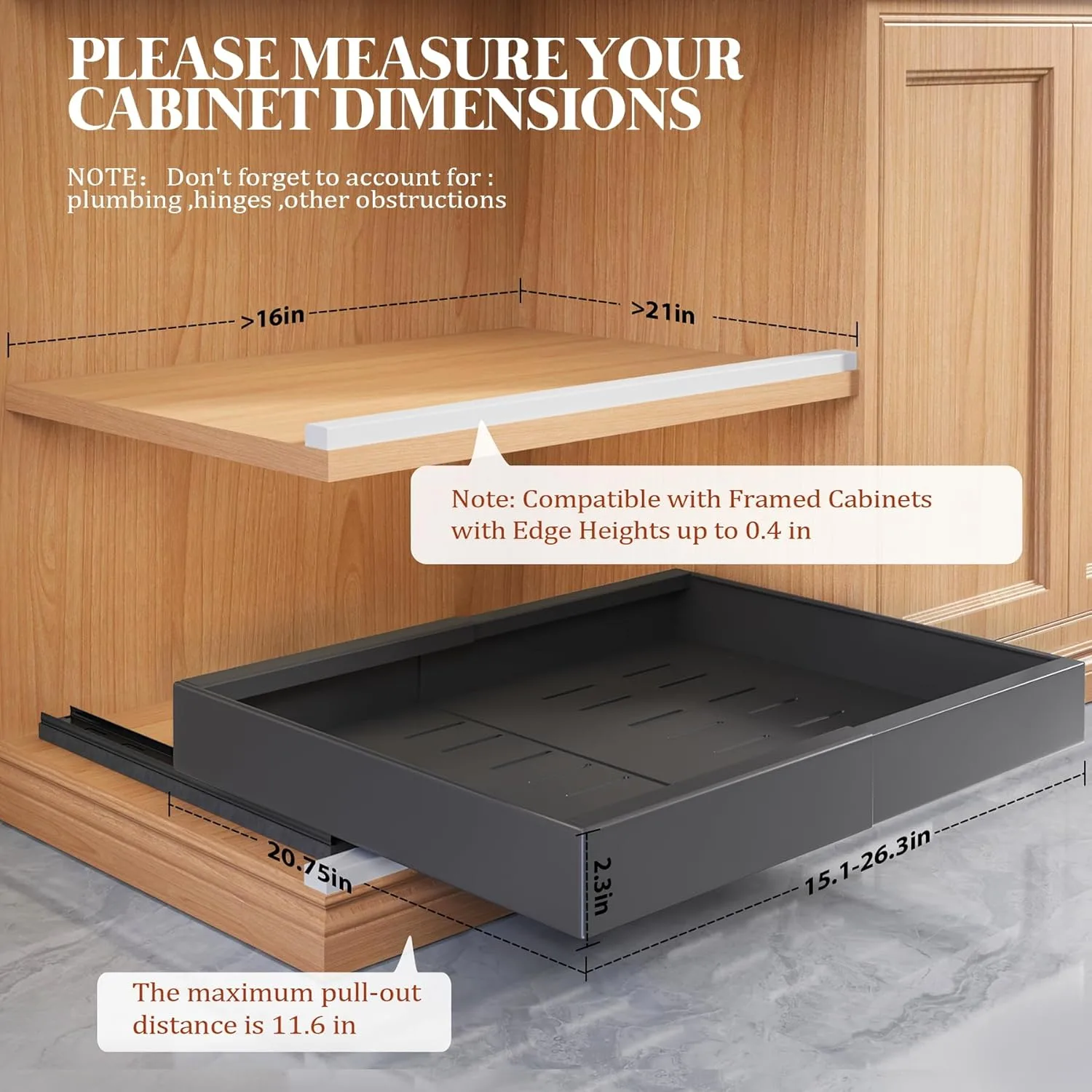 pull out cabinet organizer expandable 2