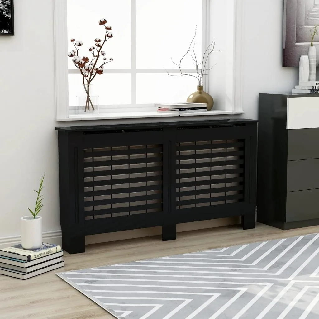 radiator cover black wood 2