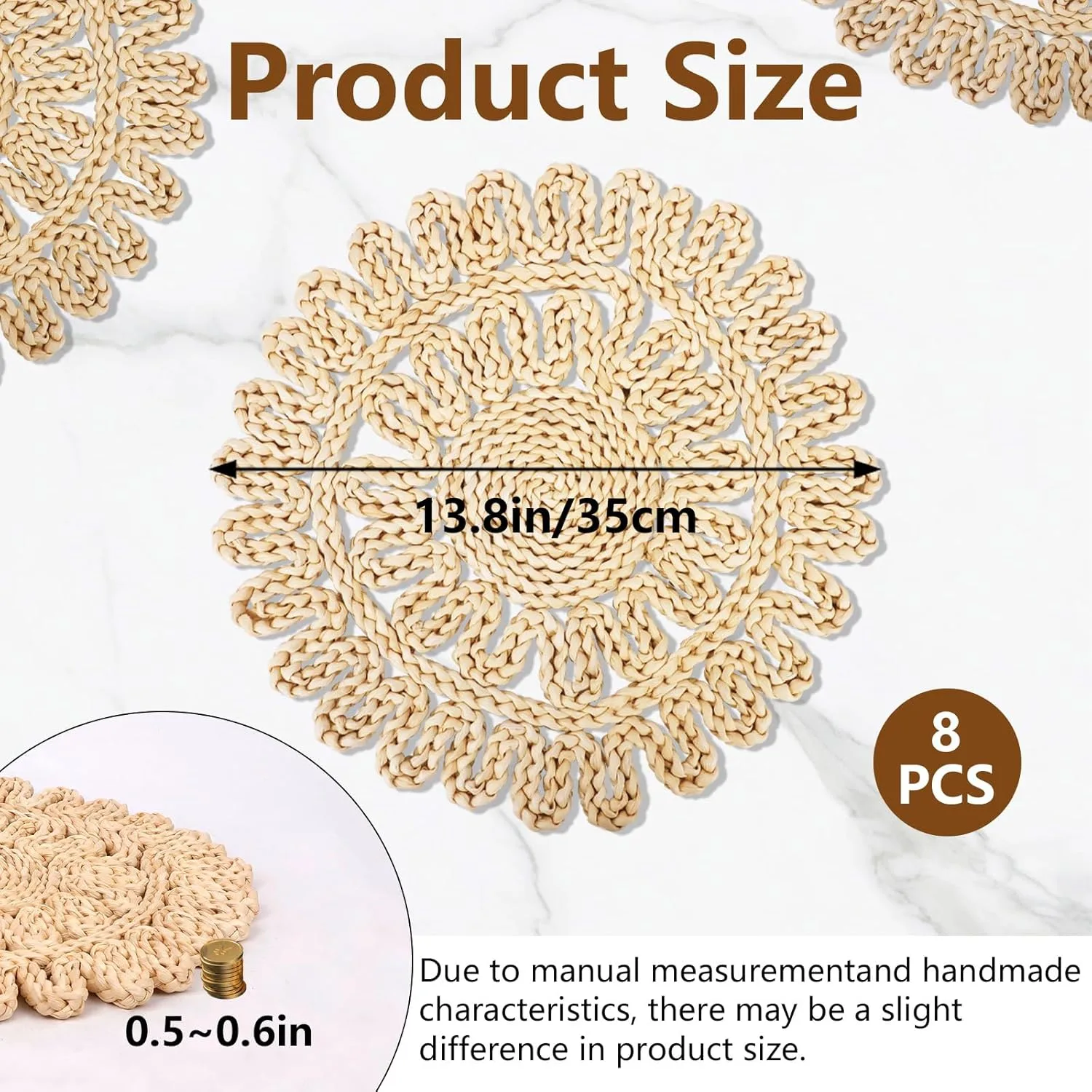 rattan placemats boho 2