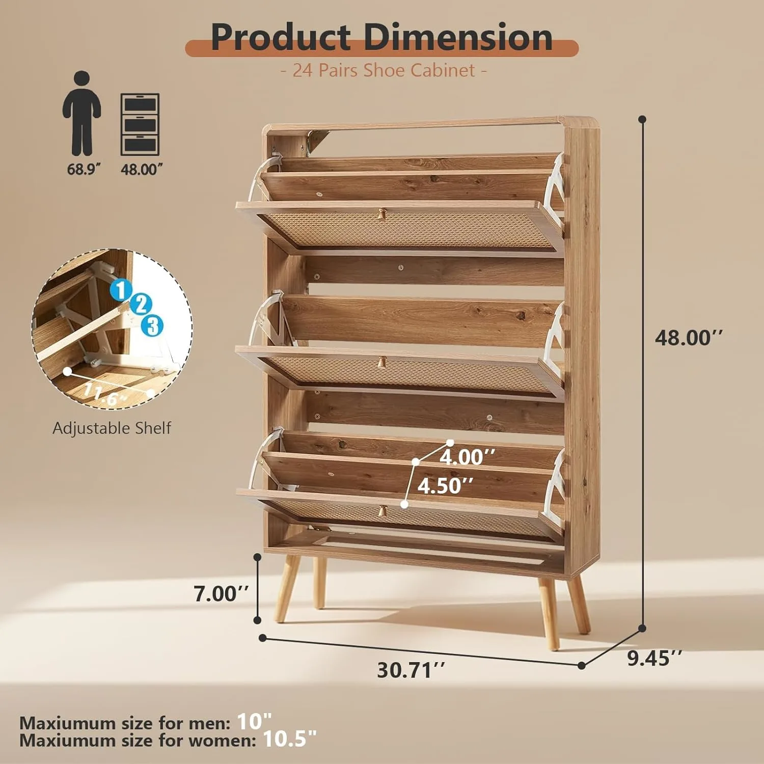 rattan shoe cabinet 2