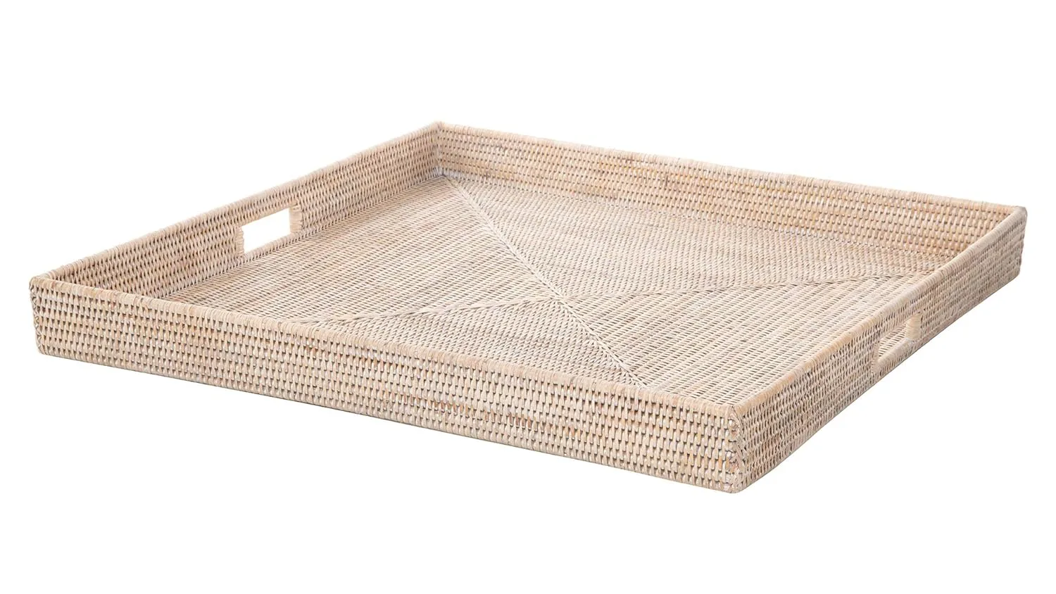 rattan tray white 1