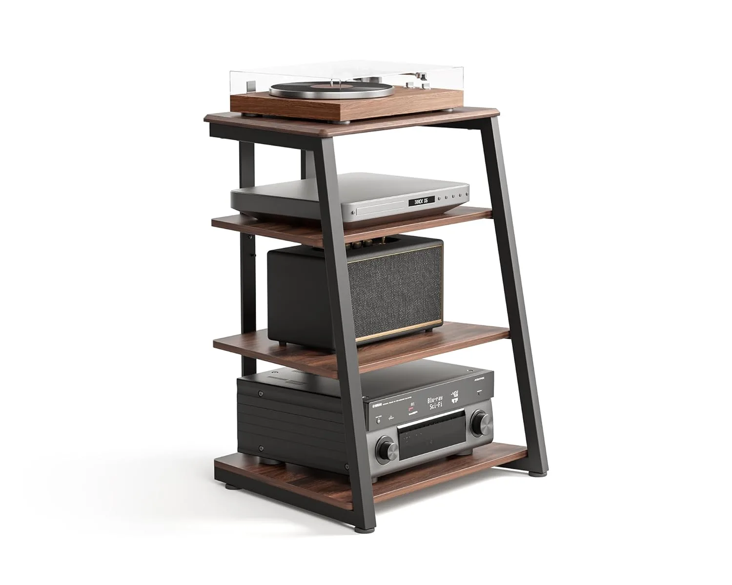 record player stand adjustable 1