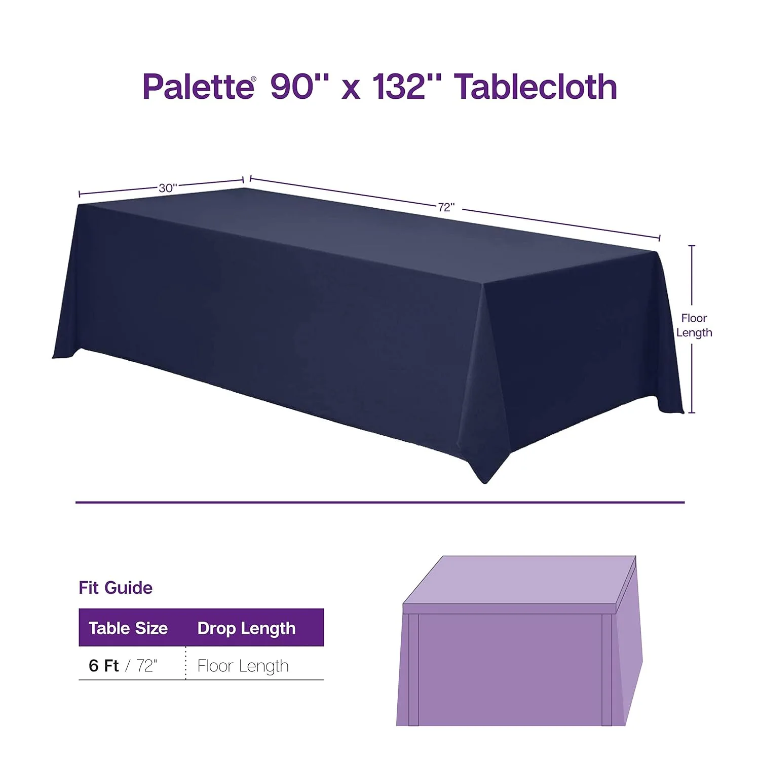 rectangle tablecloth burgundy 2