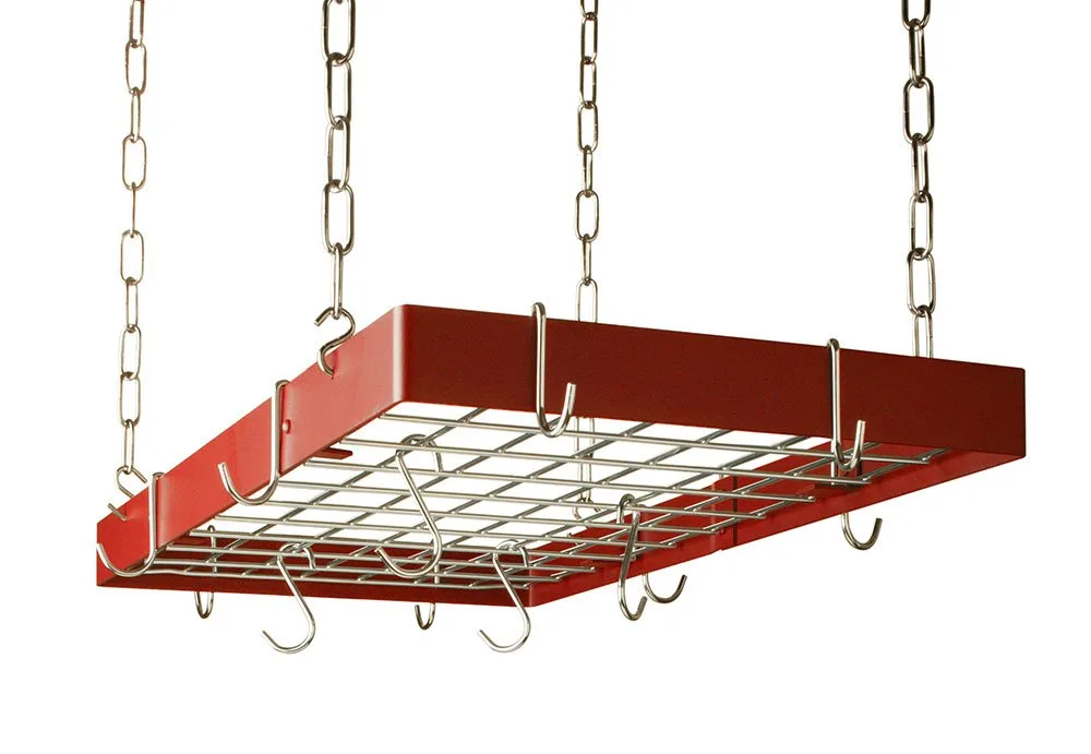 red grid pot rack 1