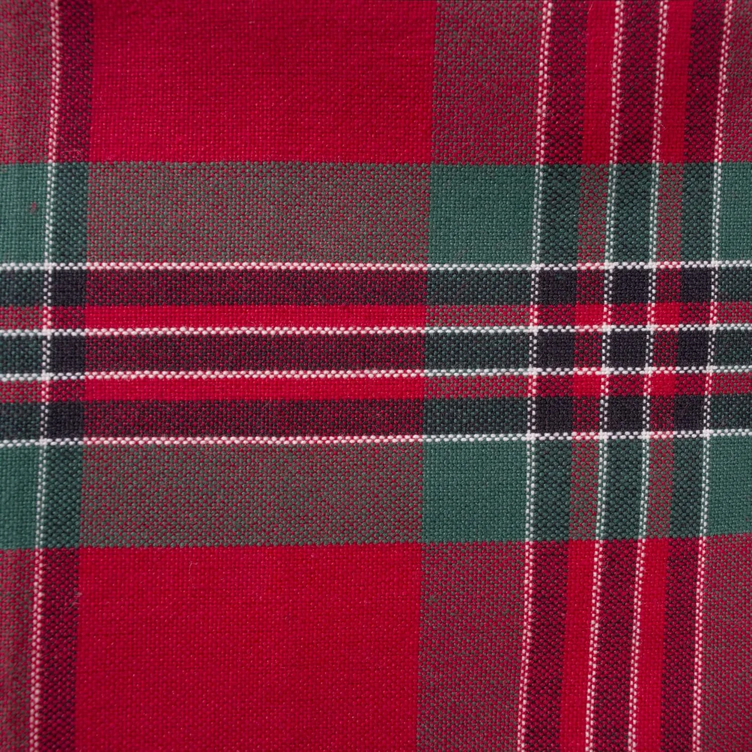 red plaid cotton napkins 2