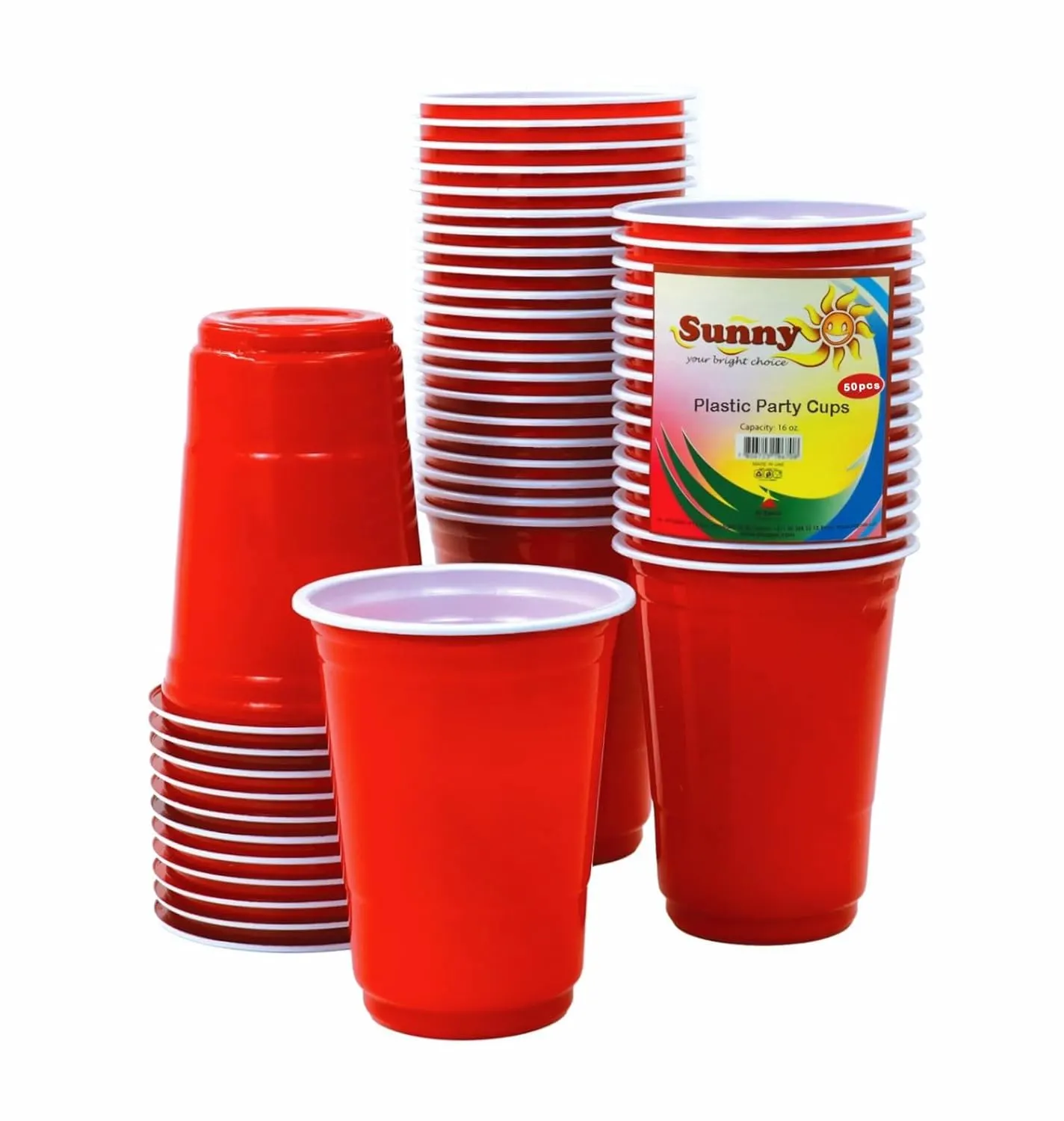 red plastic party cups 1