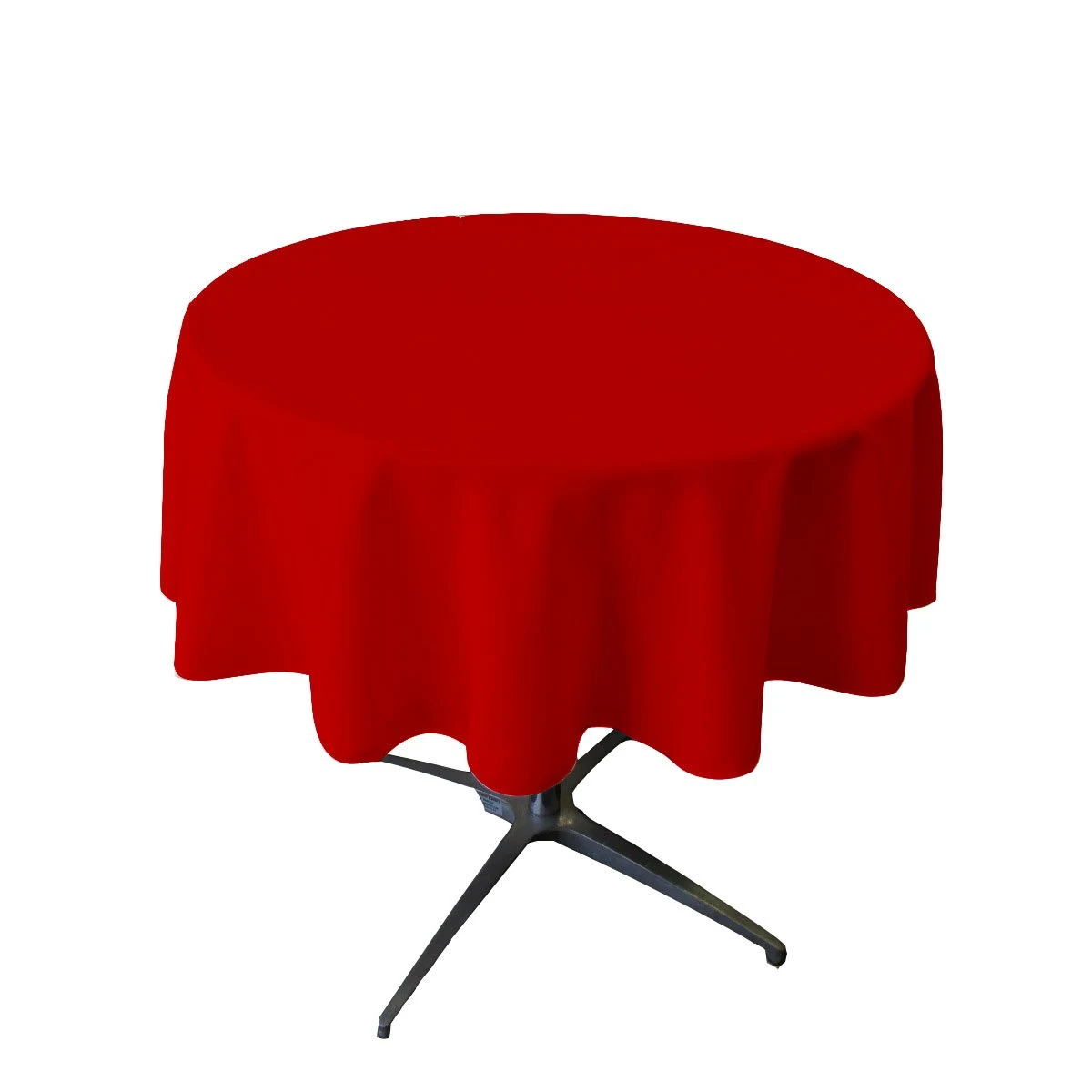 red round tablecloth 1