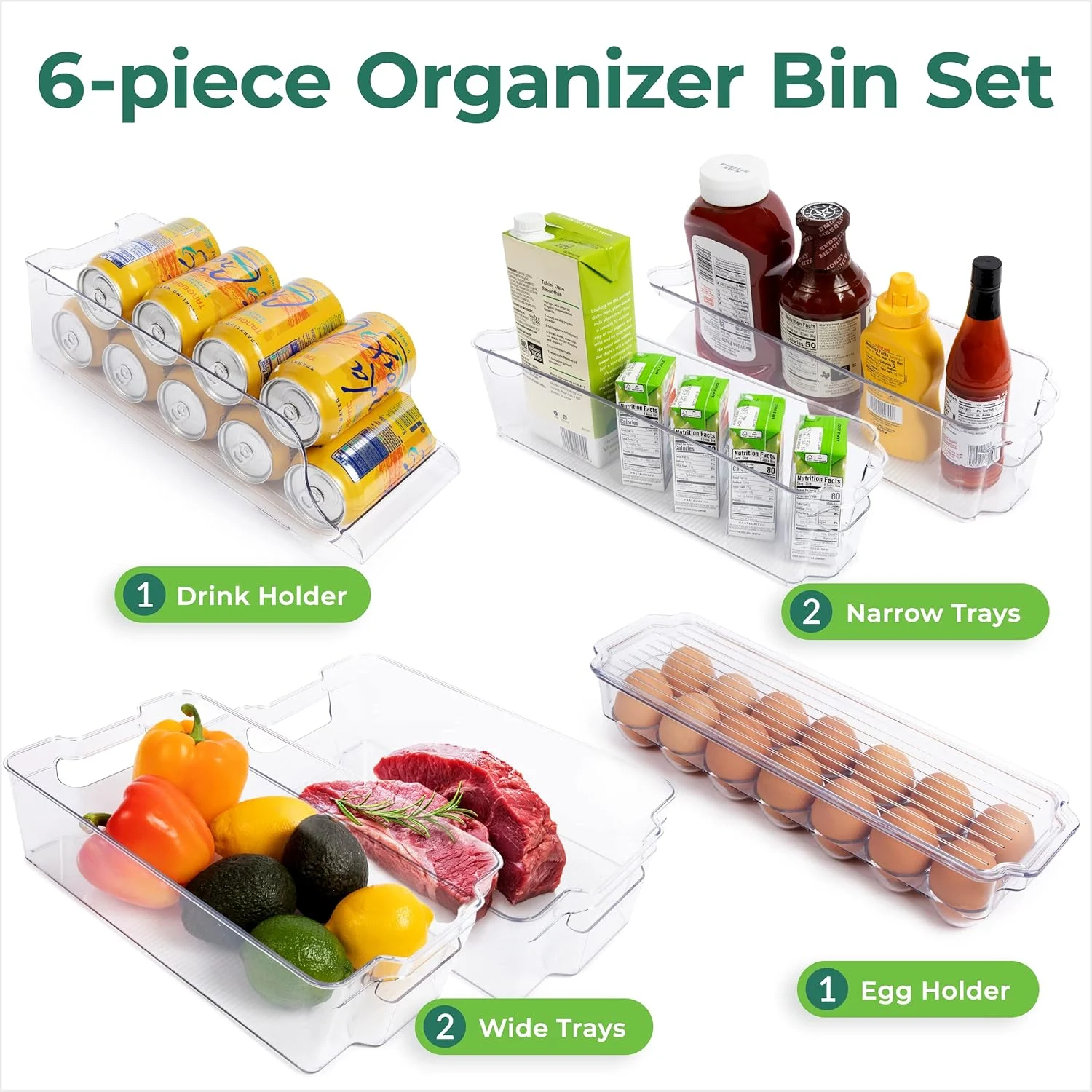 refrigerator organizer bins 2