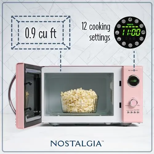 retro microwave nostalgia pink 2