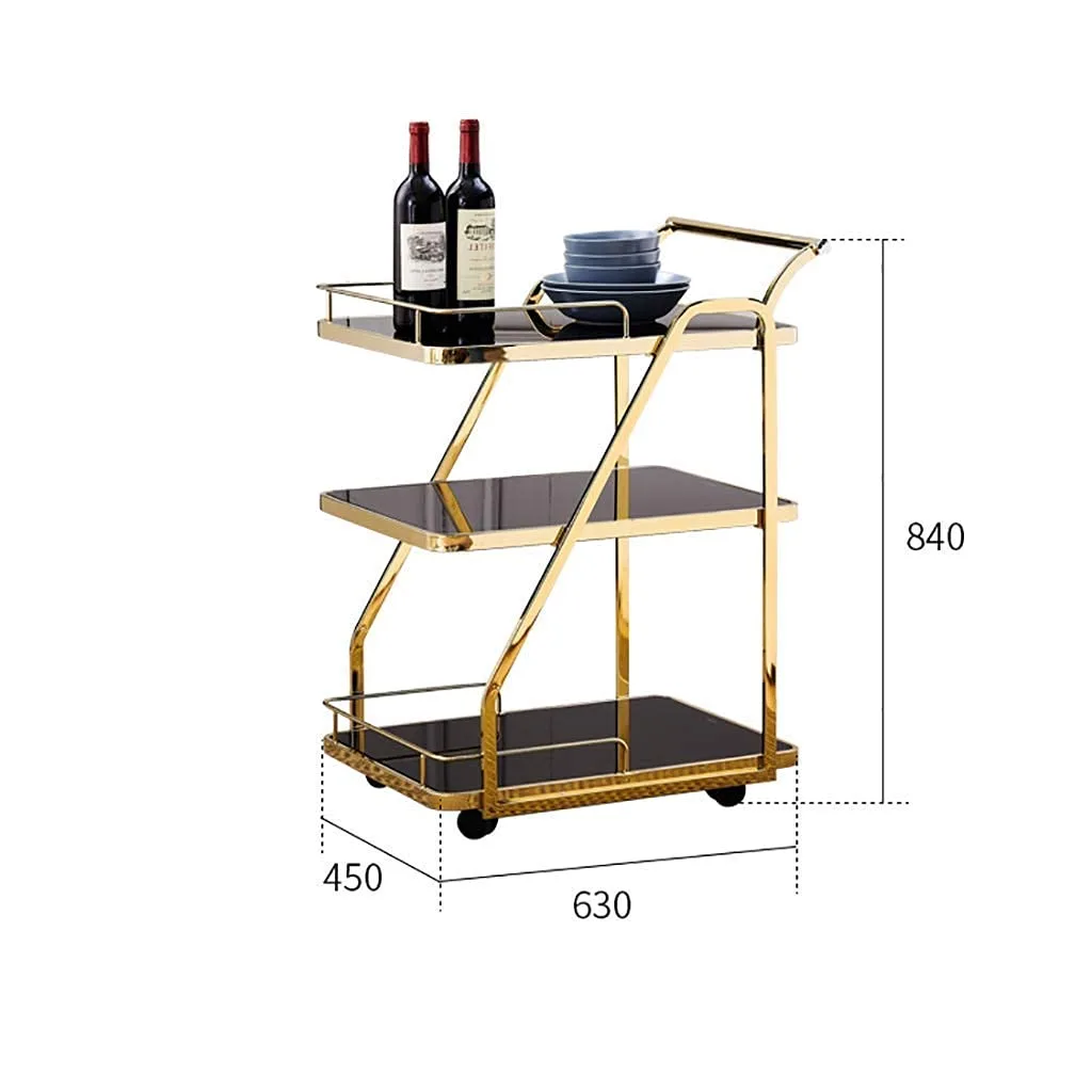 rolling kitchen cart storage 2