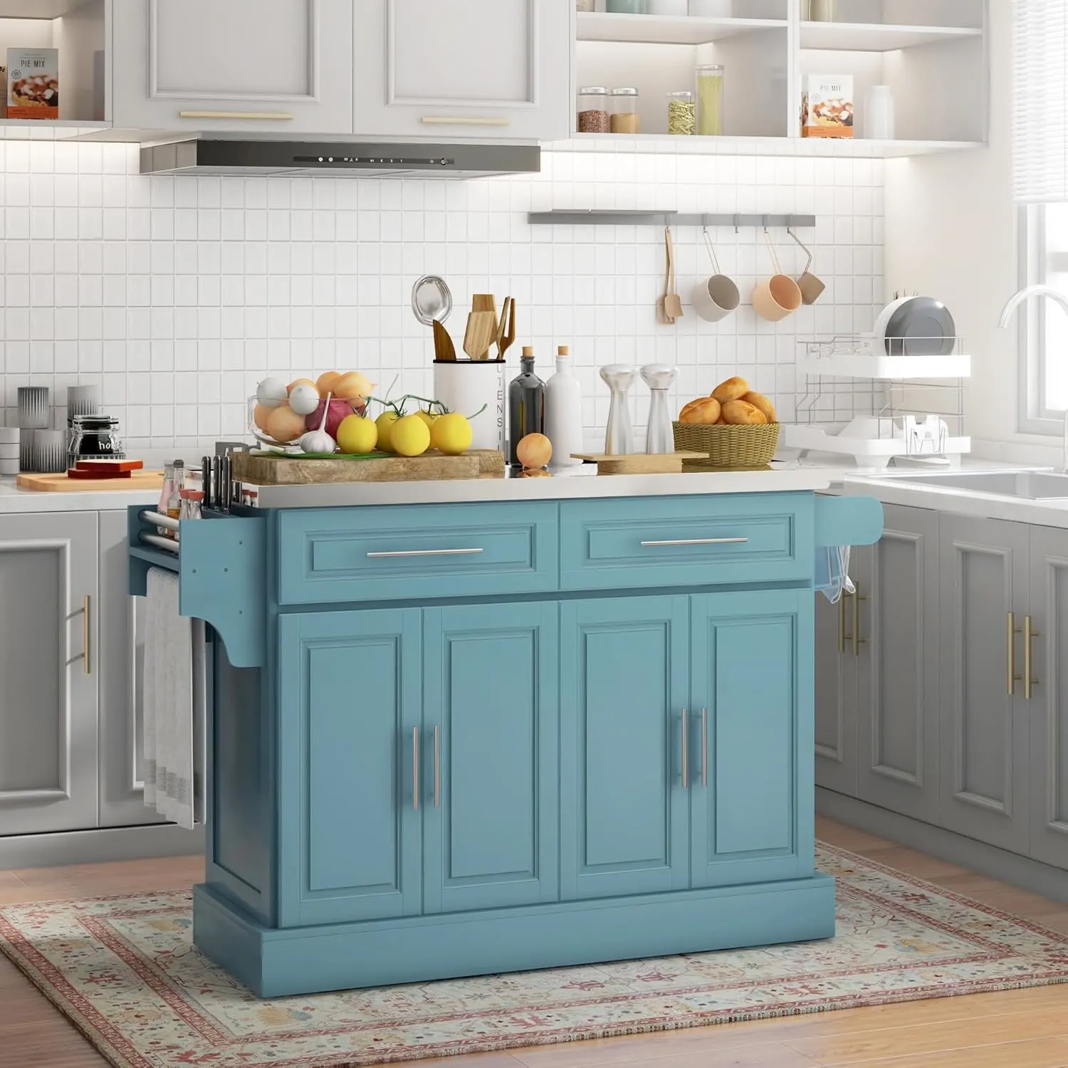 rolling kitchen island 2