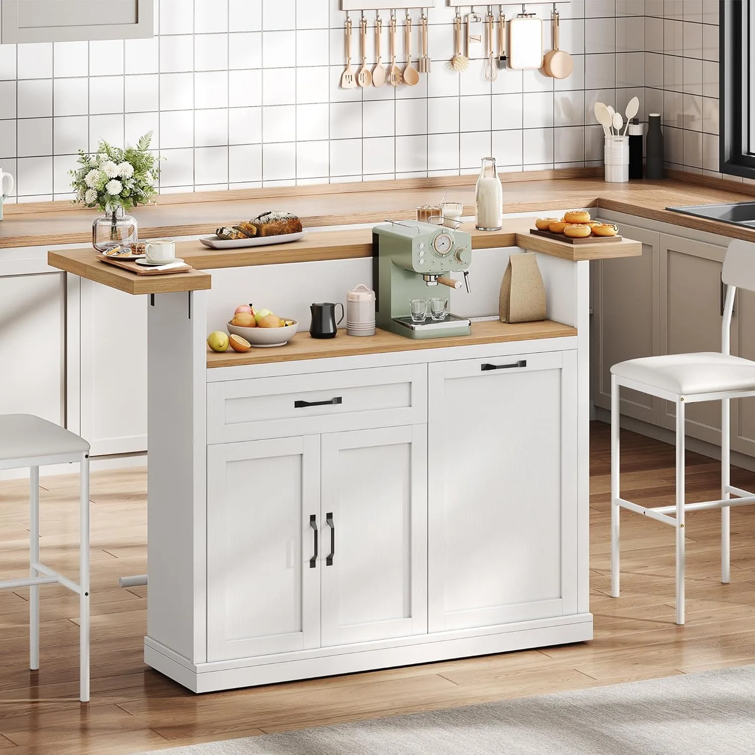 rolling kitchen island seating 1