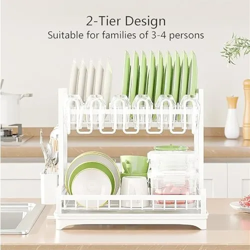 rotating dish drainer rack 2
