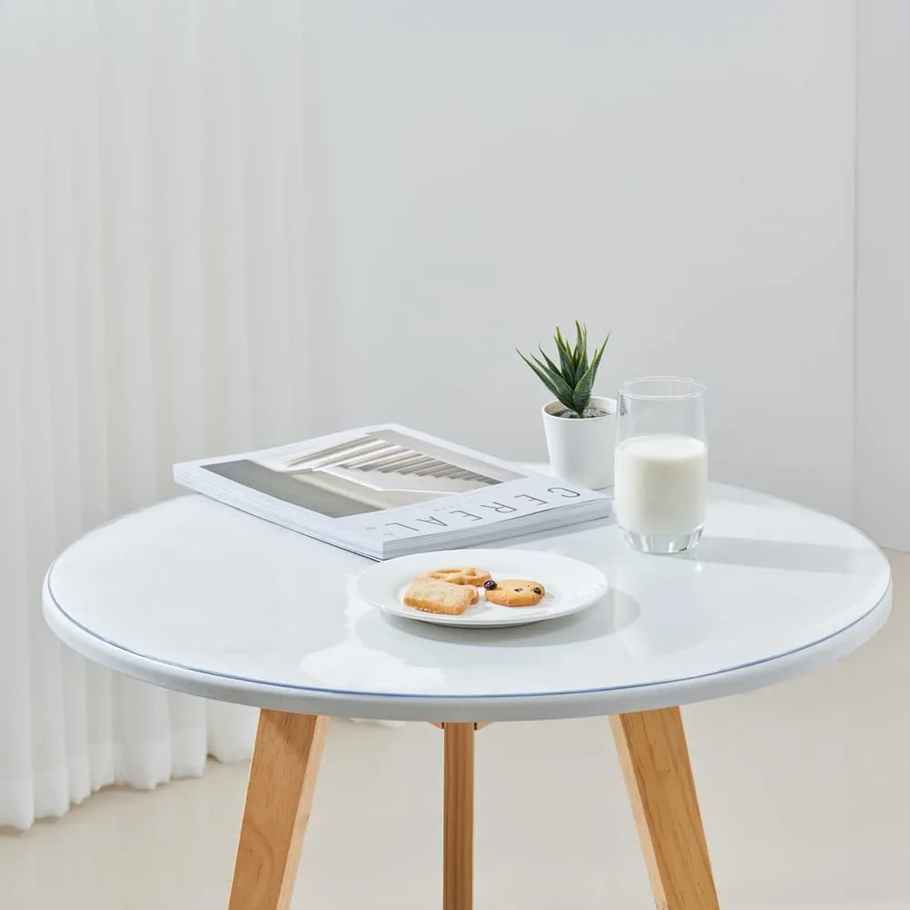 round clear table cover 2