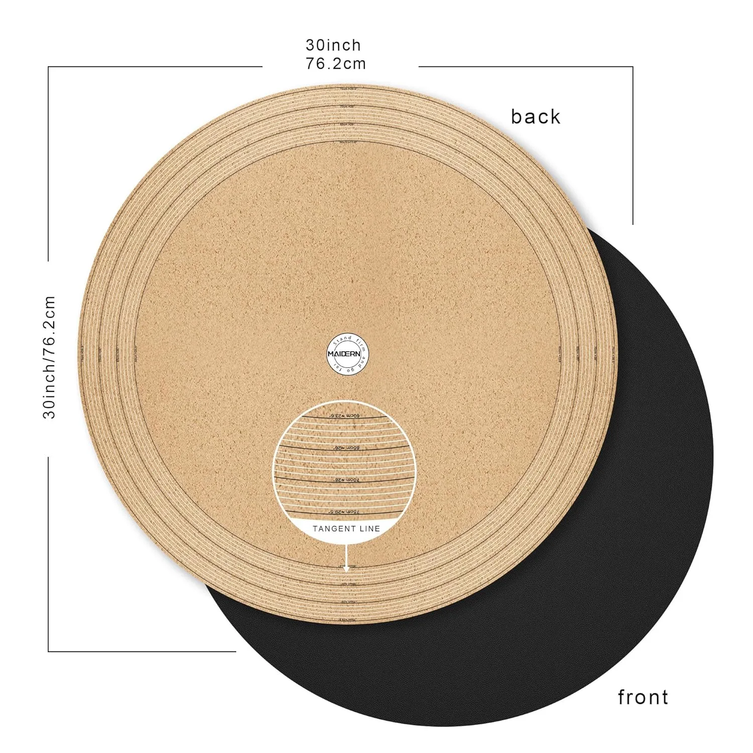 round cork leather placemats 2