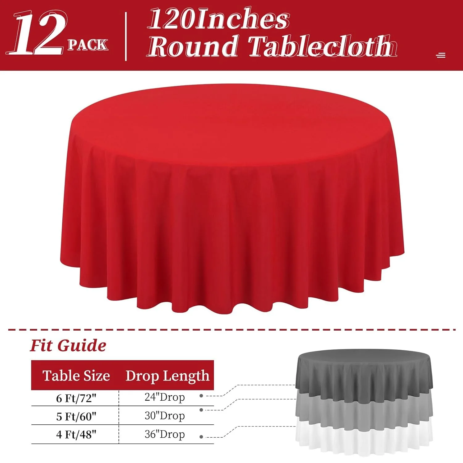 round red tablecloths 2