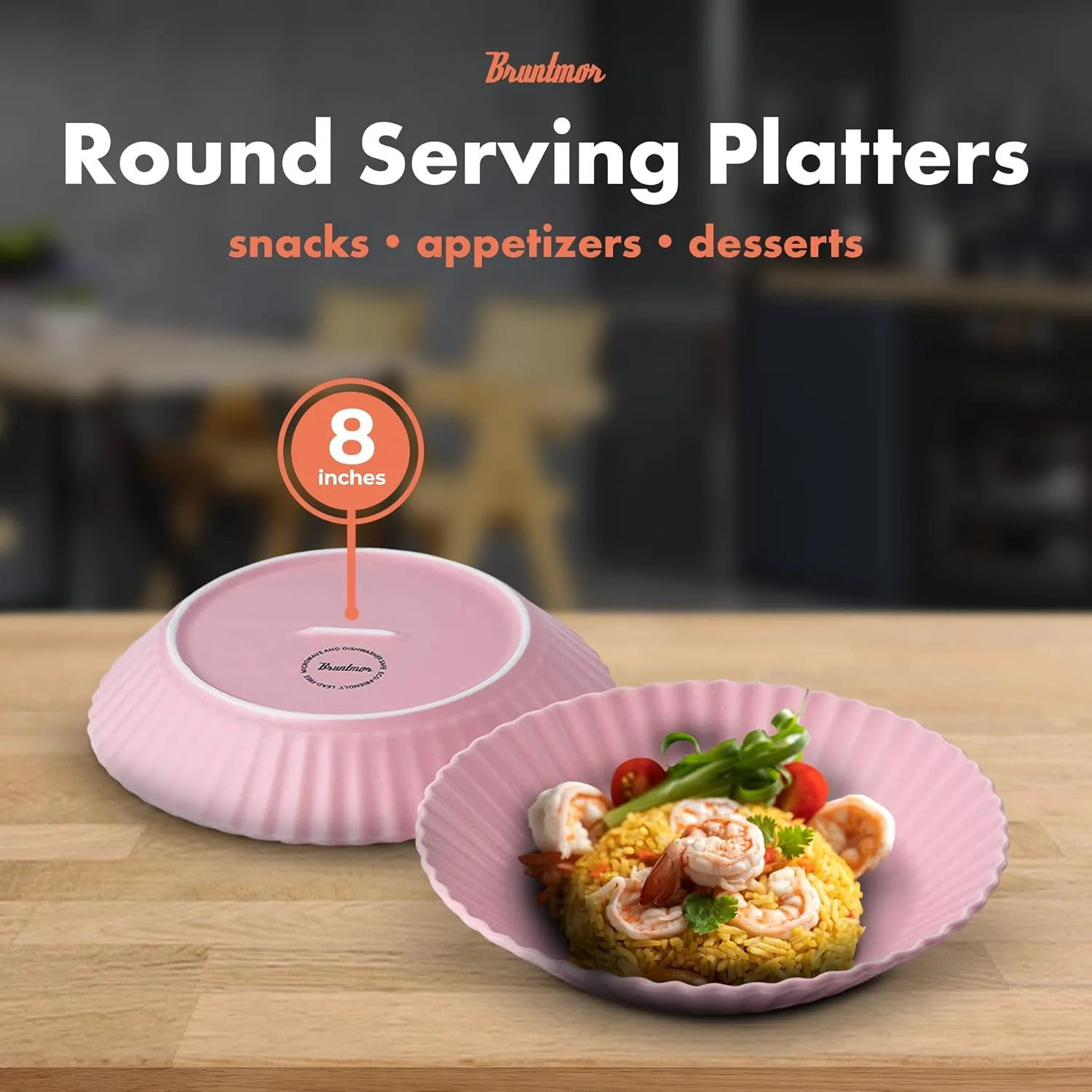 round serving plates 2