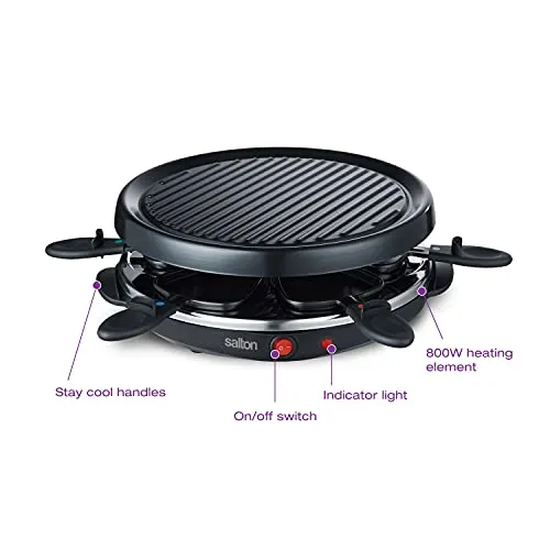 salton raclette table grill 2