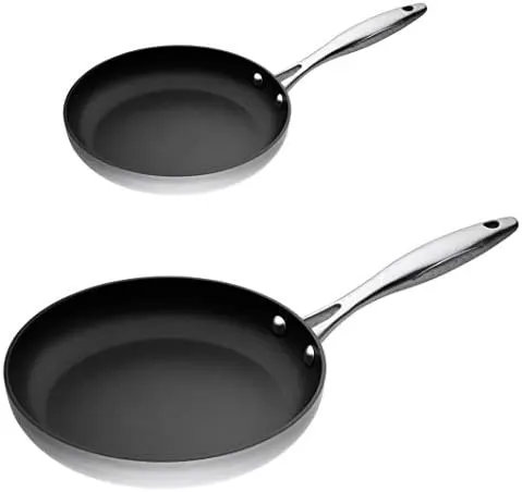 scanpan nonstick fry pan set 1