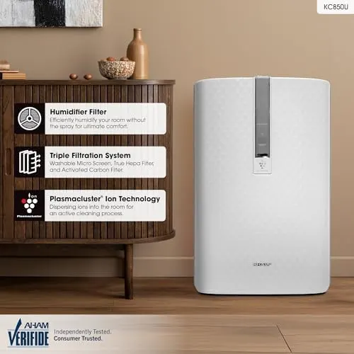 sharp kc850u air purifier 2