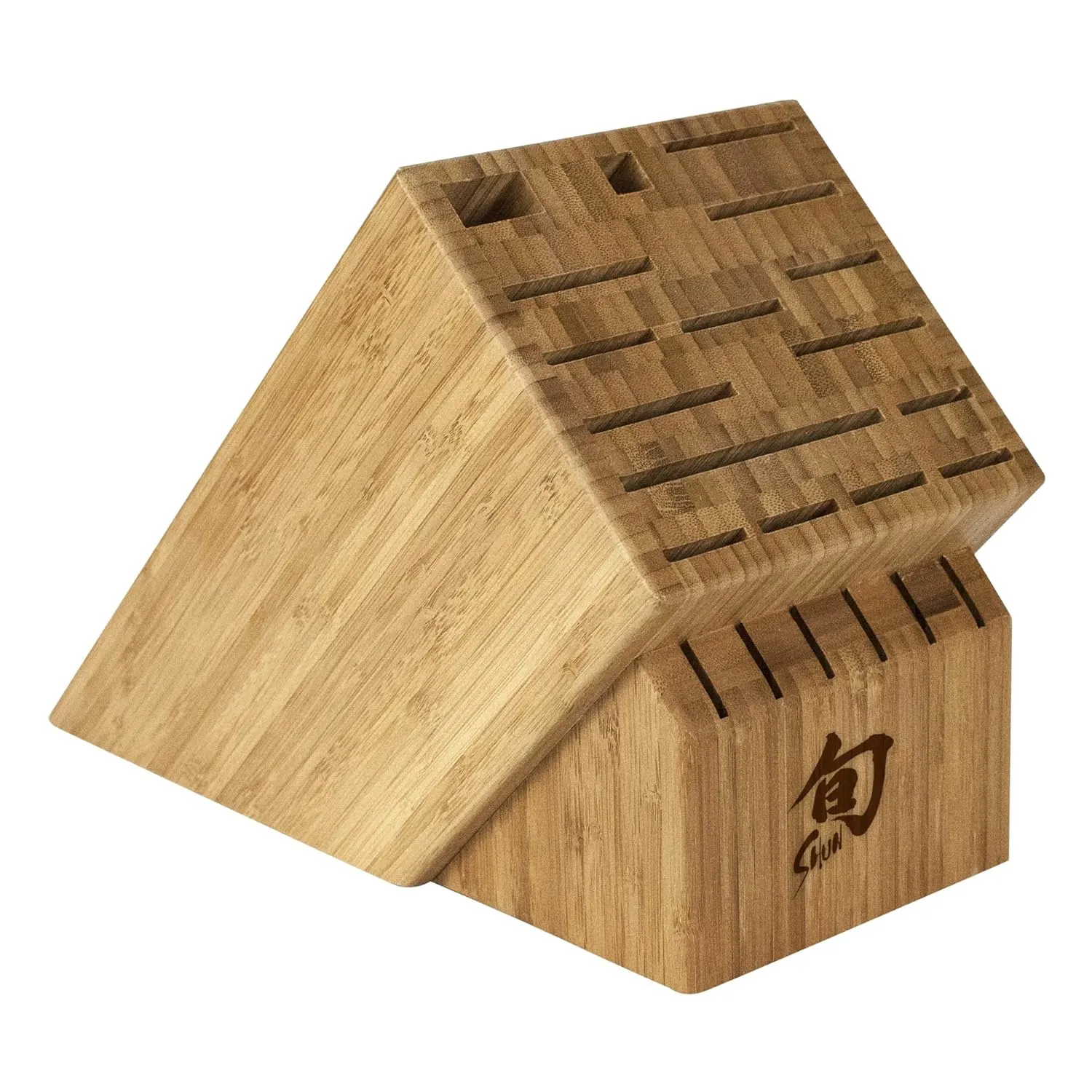 shun bamboo knife block 1