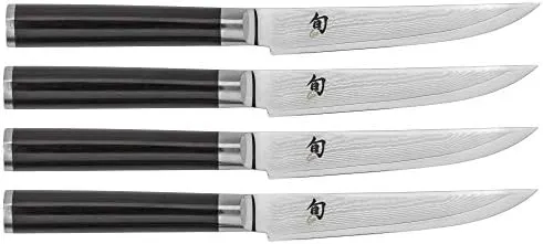 shun classic steak knife set 2