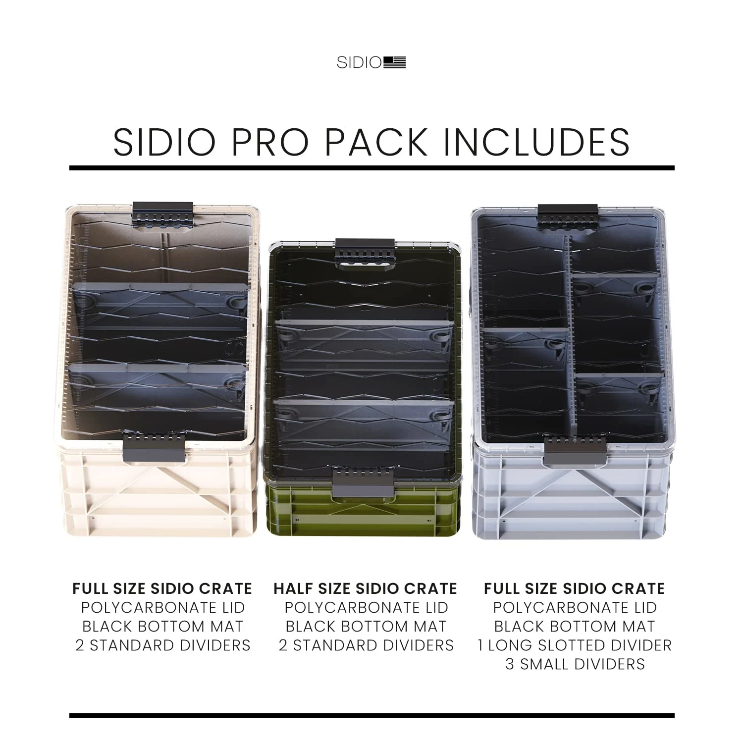 sidio crate pro camo organizer 2