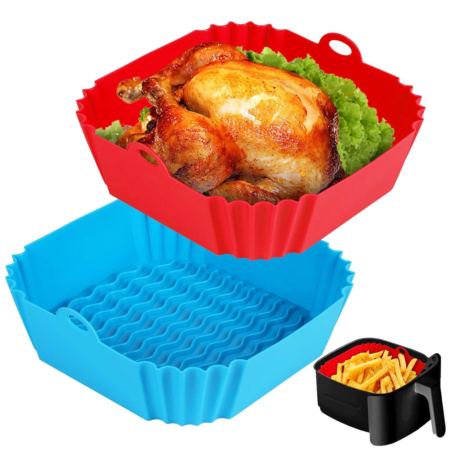 silicone air fryer liners 1