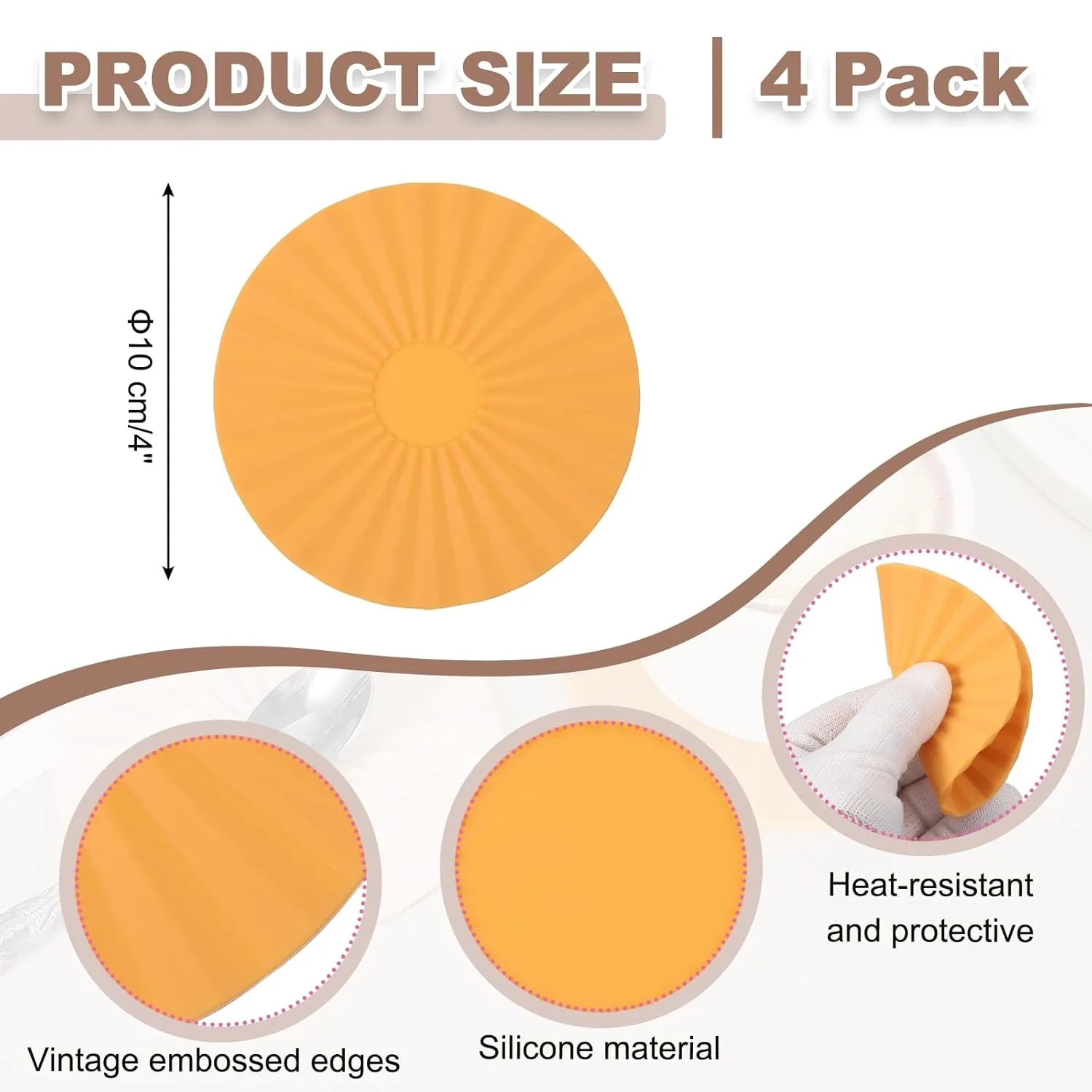 silicone coasters table mats 2