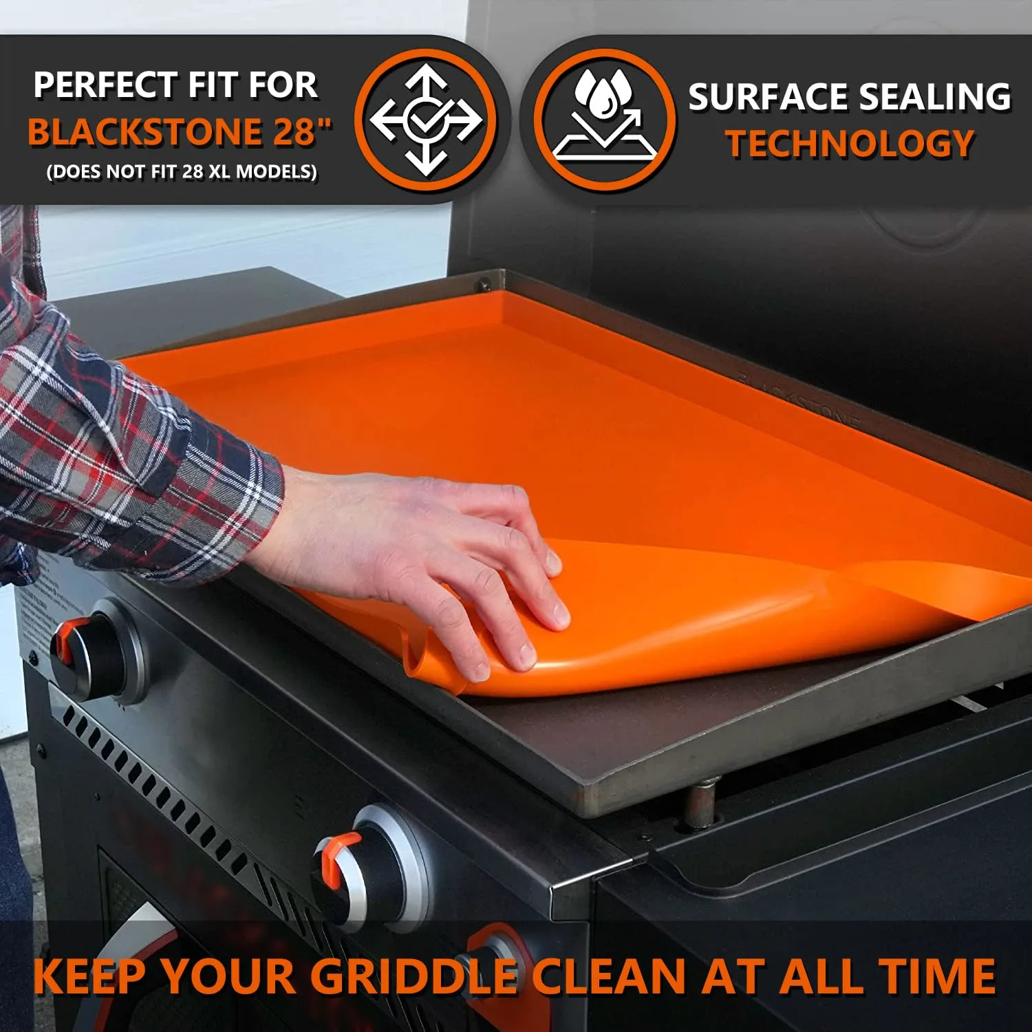 silicone griddle mat cover 2