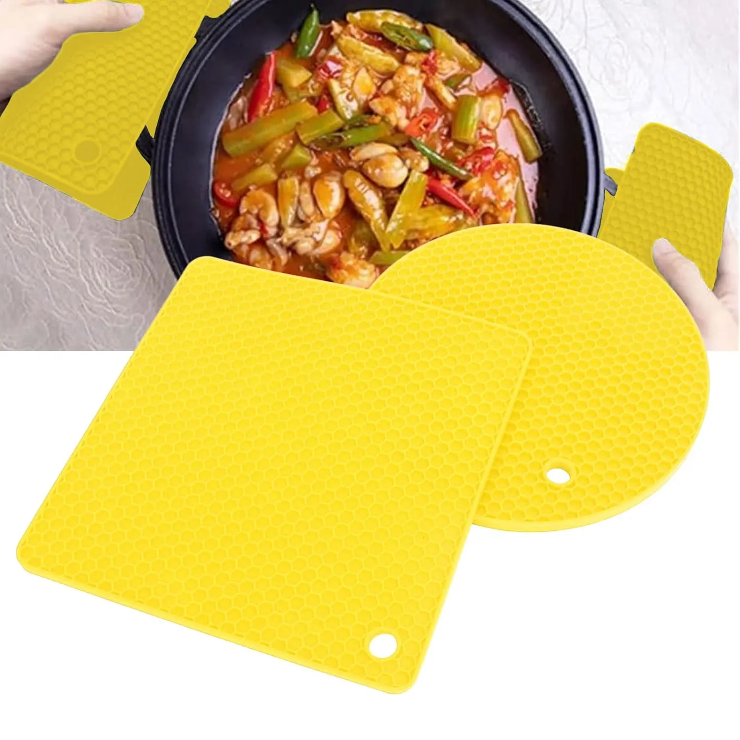 silicone pot holder mats 2