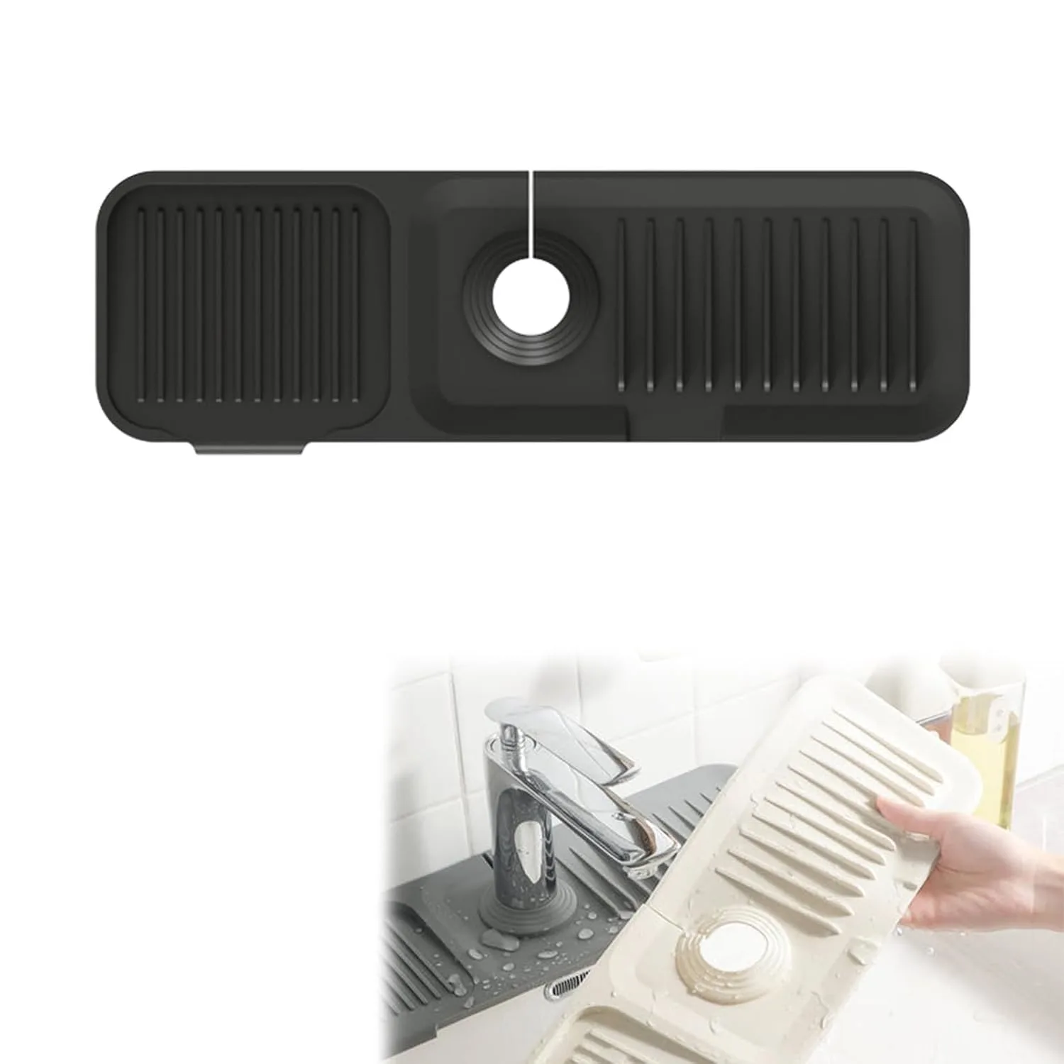 silicone sink mat faucet 1