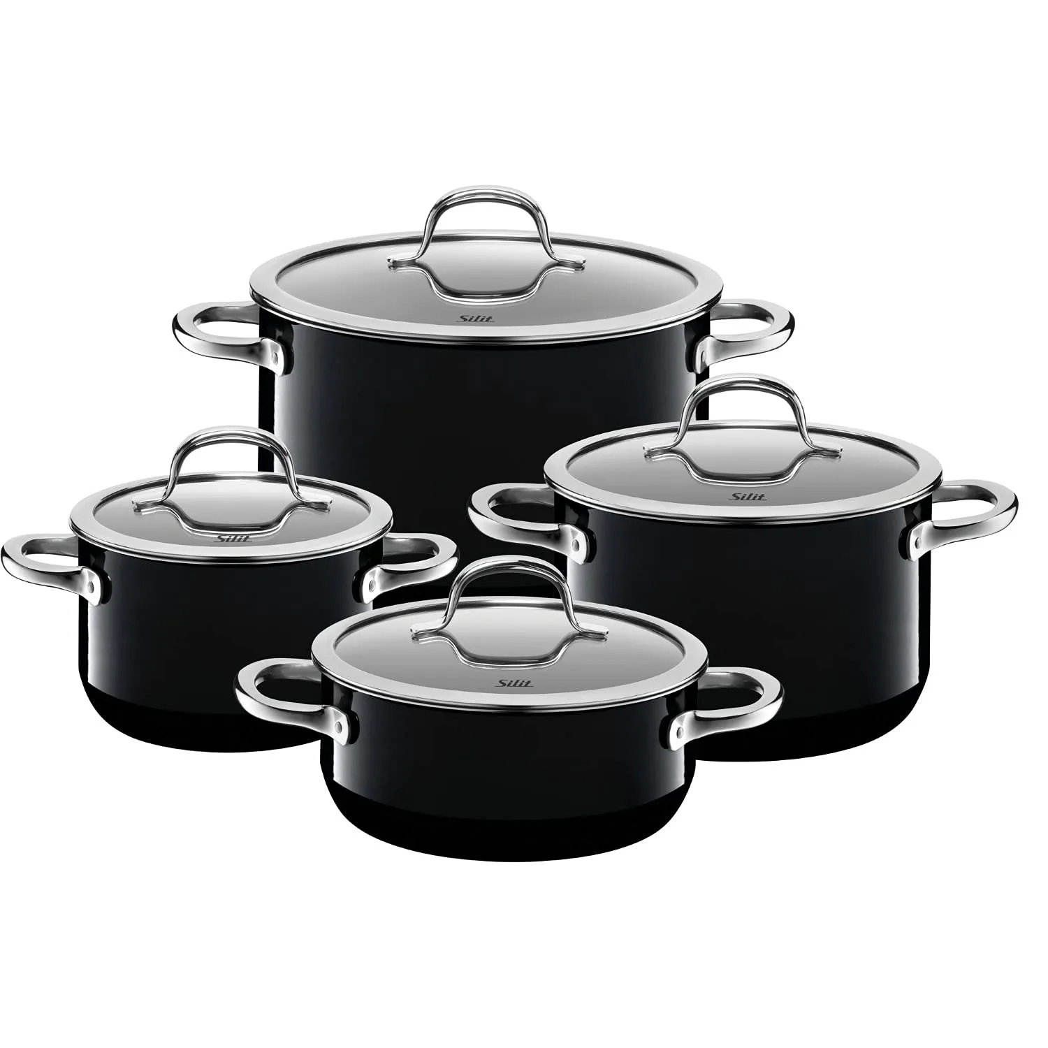 silit cookware set black 1