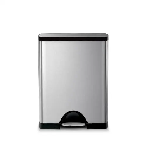 simplehuman dual recycling bin 1