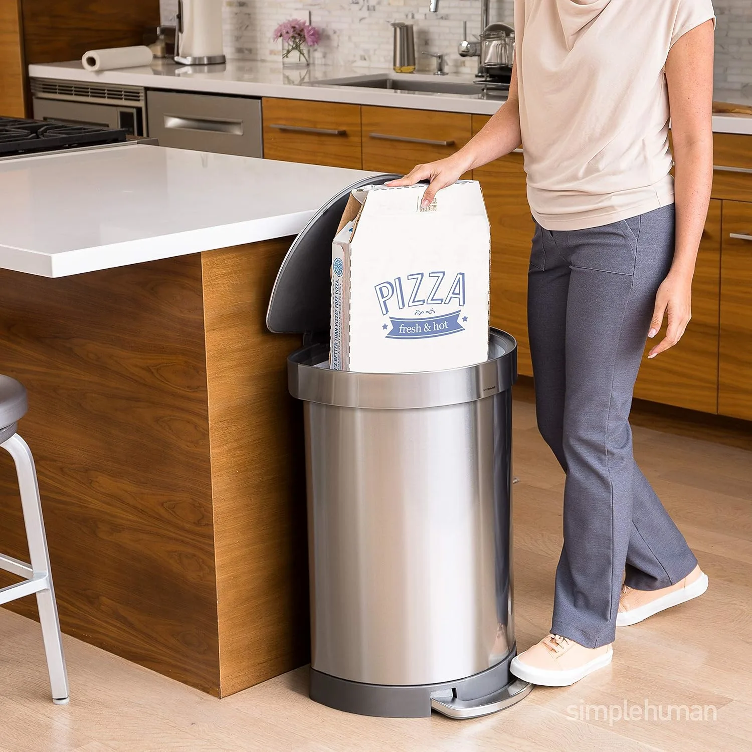 simplehuman step trash 2