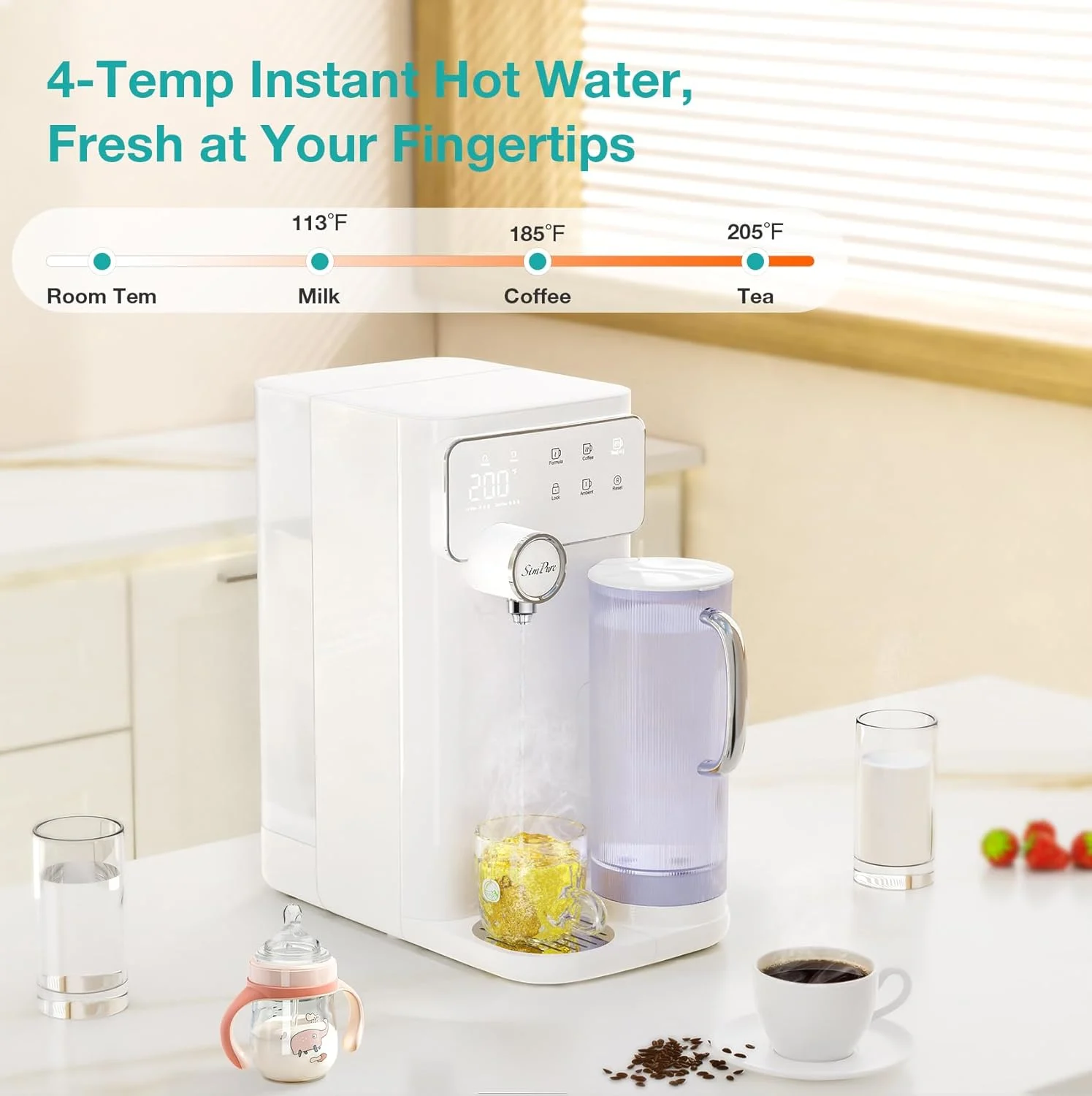 simpure hot ro water filter 2