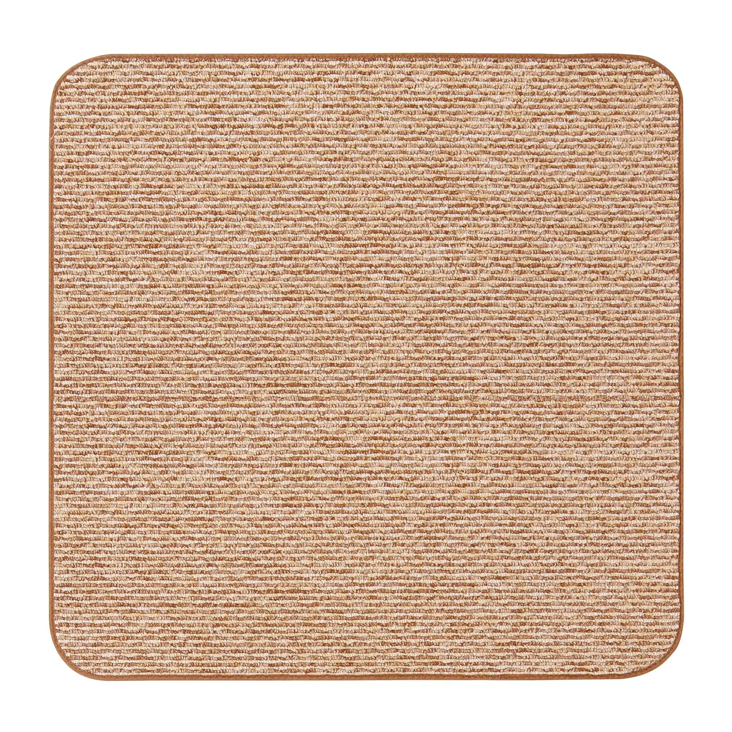 skid resistant praline brown area rug 1