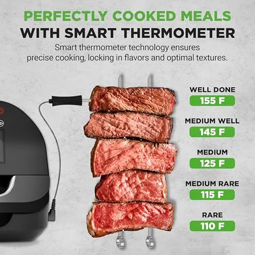 smokeless indoor grill air fryer 2