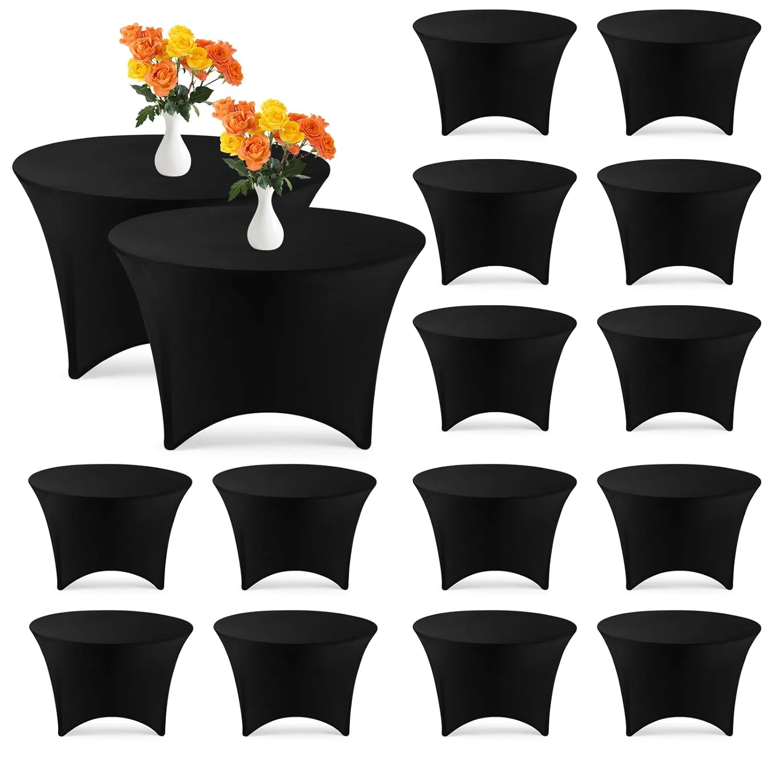 spandex tablecloth fitted 60inch 1