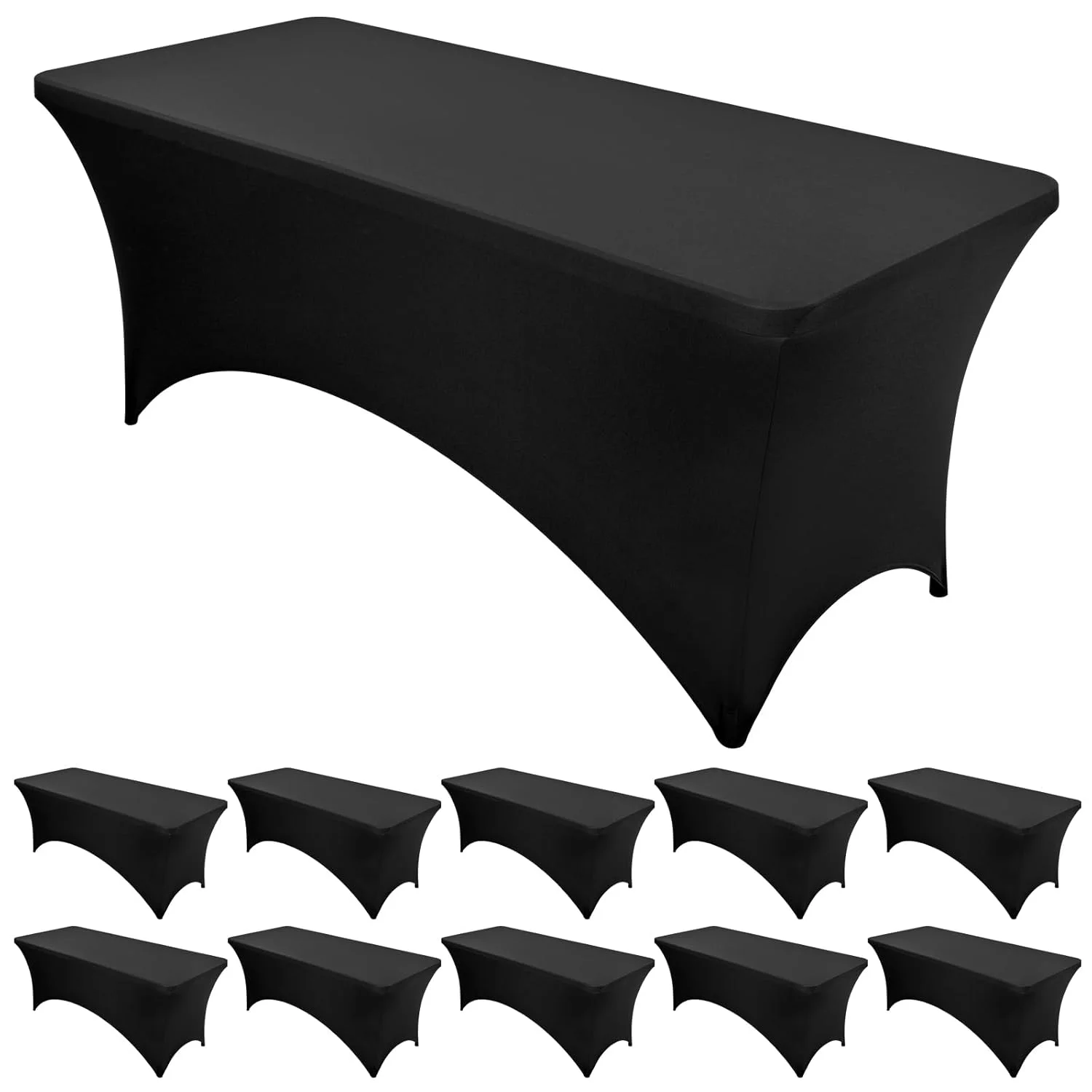 spandex tablecloth fitted stretch 1