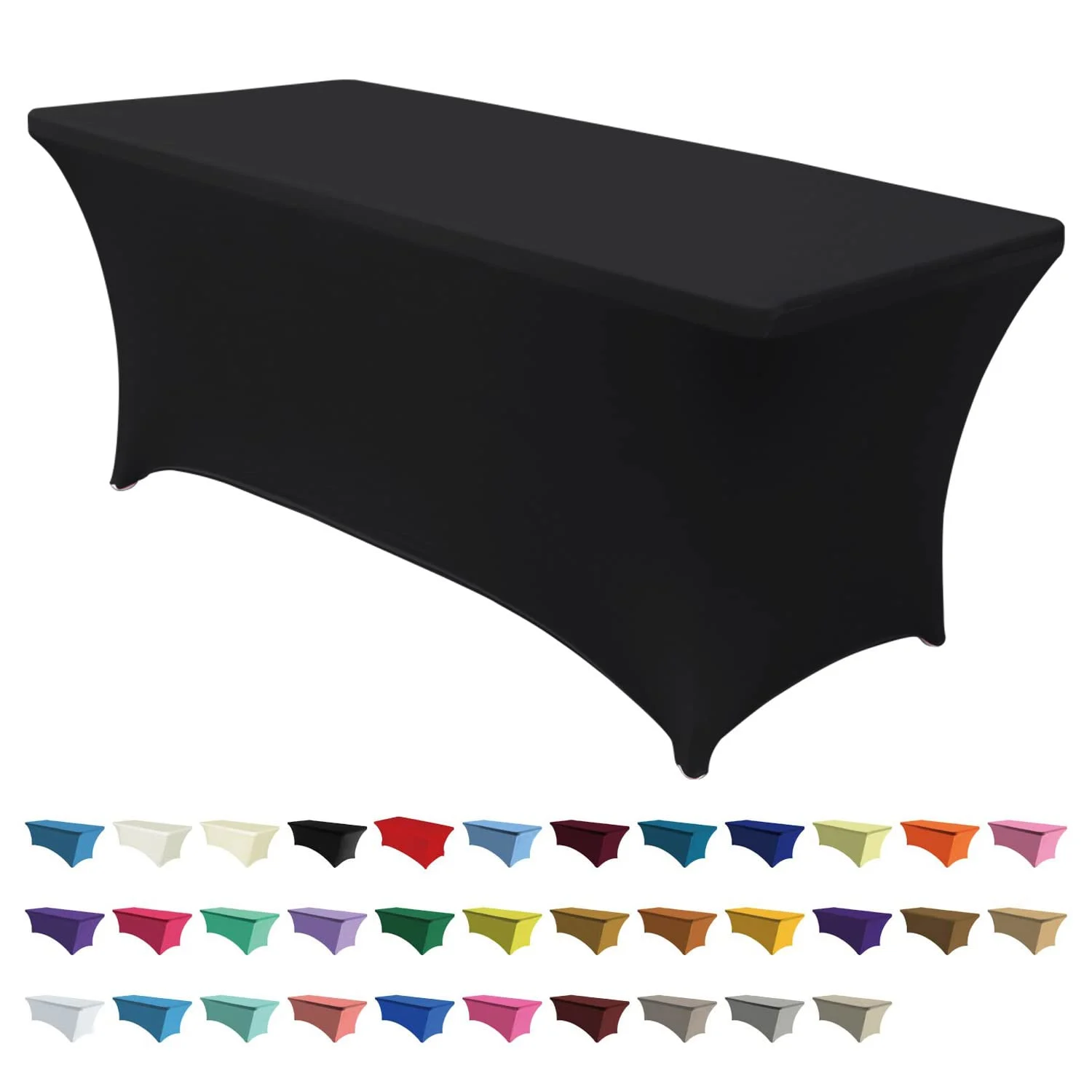 spandex tablecloth stretch cover 1