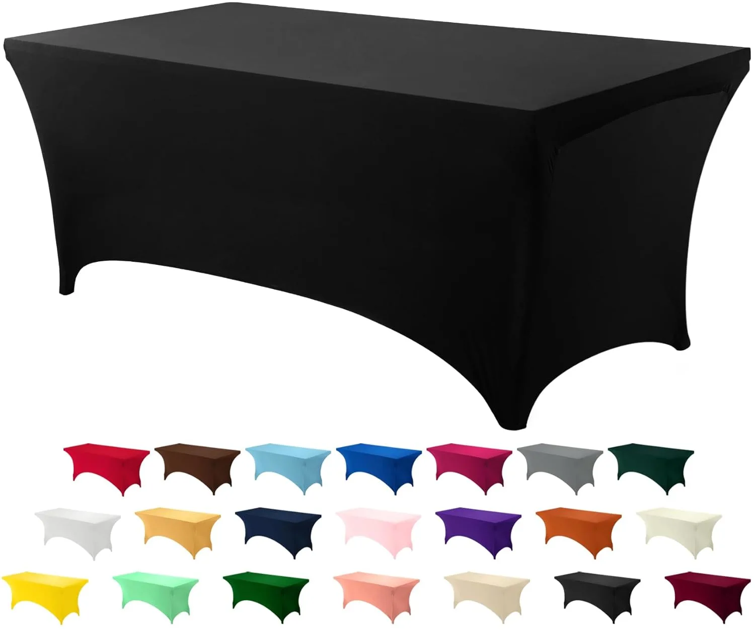 spandex tablecloth stretchable 1