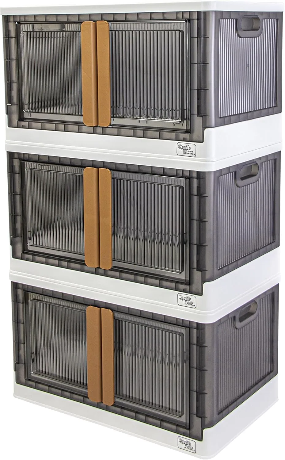 stackable storage bins doors wheels 1